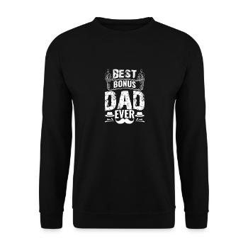 Funny Dad Father's Day Father Husband Daddy Men - Unisex Sweatshirt - black - Front - Alina (178cm) & Michal (187cm)