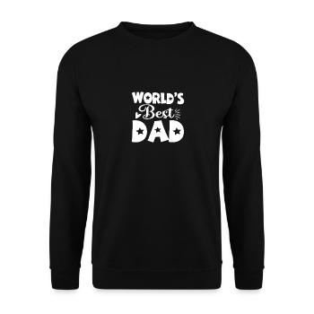 Meilleur papa mari papa cadeau de fête des pères pour papa - Sweat-shirt Unisexe - noir - Devant - Alina (178cm) & Michal (187cm)