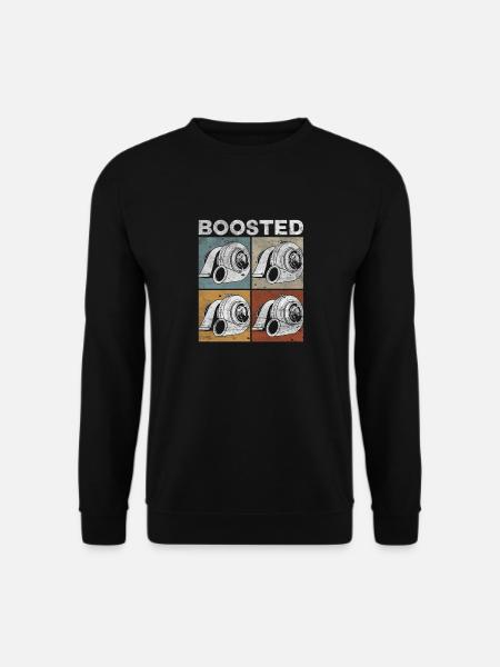 Turbocharger Boosted - Turbo & Tuning - Unisex Sweatshirt - black