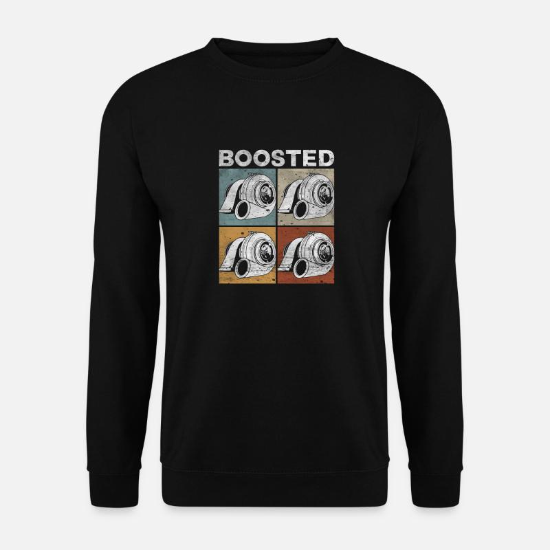 Turbocharger Boosted - Turbo & Tuning - Unisex Sweatshirt - black