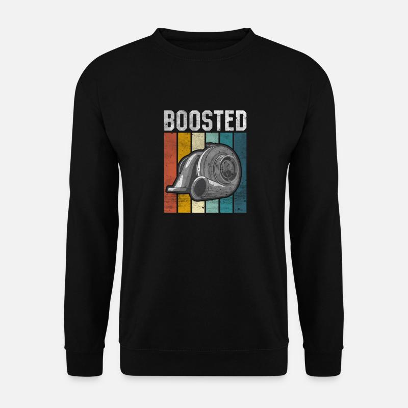 Turbocharger Boosted - Turbo & Tuning - Unisex Sweatshirt - black