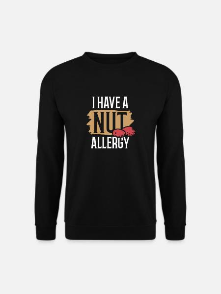 Ich Habe Eine Nuss Allergie Erdnuss Allergisch - Unisex Pullover - Schwarz