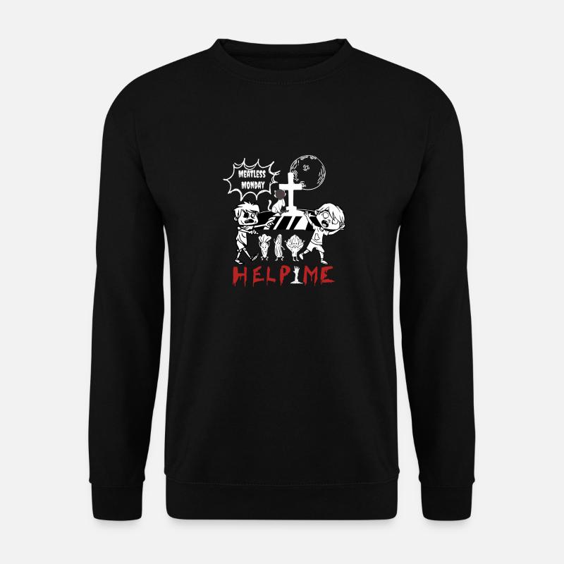 Meatless Monday - Unisex Pullover - Schwarz