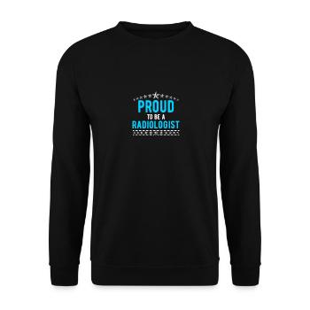 Rad Tech Radiologie Hommes Femmes Radiographe - Sweat-shirt Unisexe - noir - Devant - Alina (178cm) & Michal (187cm)