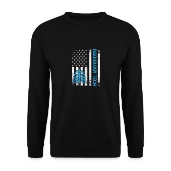 Rad Tech Radiologie Hommes Femmes Radiographe - Sweat-shirt Unisexe - noir - Devant - Alina (178cm) & Michal (187cm)
