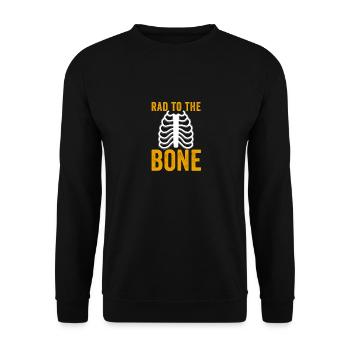 Rad Tech Radiologie Hommes Femmes Radiographe - Sweat-shirt Unisexe - noir - Devant - Alina (178cm) & Michal (187cm)