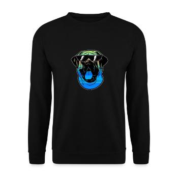 Mastiff Chien Vieux Mastiff anglais - Sweat-shirt Unisexe - noir - Devant - Alina (178cm) & Michal (187cm)