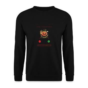 Les tomates appellent, drôle de jardinage de tomates - Sweat-shirt Unisexe - noir - Devant - Alina (178cm) & Michal (187cm)