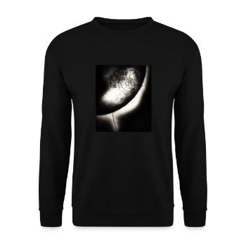 Frau Kunst - Unisex Pullover - Schwarz - Vorne - Alina (178cm) & Michal (187cm)
