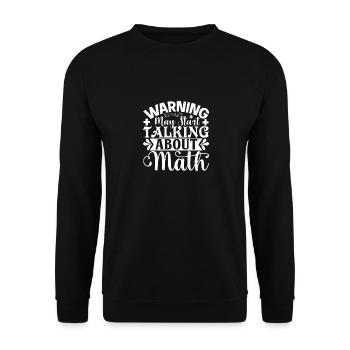 Mathématiques Professeur de mathématiques Équation Pi - Sweat-shirt Unisexe - noir - Devant - Alina (178cm) & Michal (187cm)