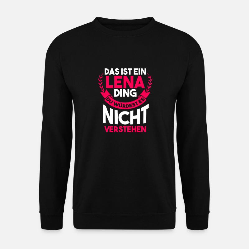 Lena - Unisex Pullover - Schwarz