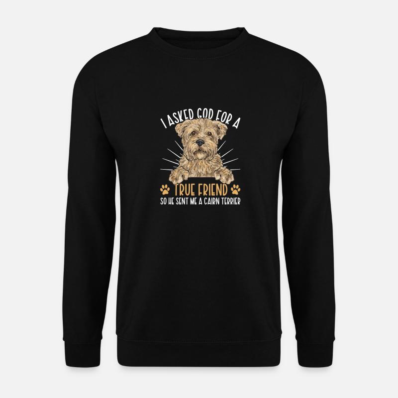 Cairn Terrier Dog - Unisex Sweatshirt - black