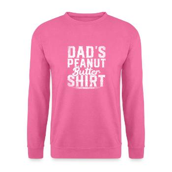 Paps Beurre d’arachide - Sweat-shirt Unisexe - rose - Devant