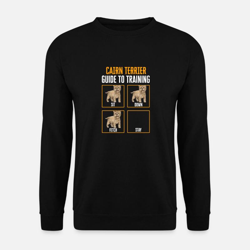 Cairn Terrier Hund - Unisex Pullover - Schwarz