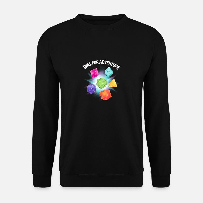 Polyhedral dice - Unisex Sweatshirt - black
