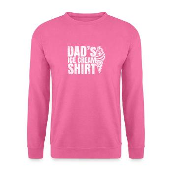 Dads Ice Cream - Unisex Pullover - Pink - Vorne
