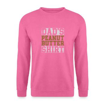Paps Beurre d’arachide - Sweat-shirt Unisexe - rose - Devant