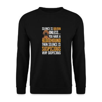 Limier Chien Limier - Sweat-shirt Unisexe - noir - Devant - Alina (178cm) & Michal (187cm)