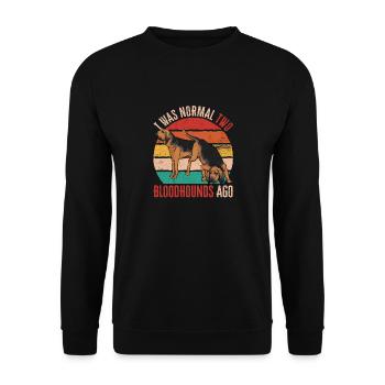 Limier Chien Limier - Sweat-shirt Unisexe - noir - Devant - Alina (178cm) & Michal (187cm)