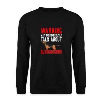 Limier Chien Limier - Sweat-shirt Unisexe - noir - Devant - Alina (178cm) & Michal (187cm)