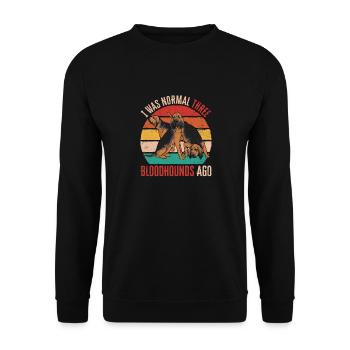 Limier Chien Limier - Sweat-shirt Unisexe - noir - Devant - Alina (178cm) & Michal (187cm)