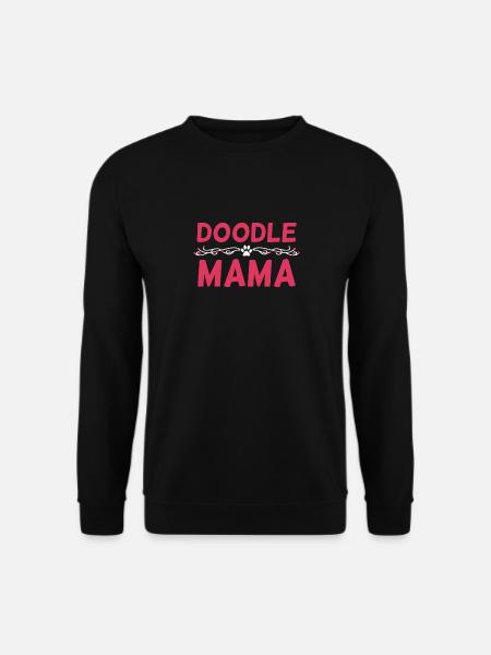 Women's Doodle Mama Labradoodle Goldendoodle - Unisex Sweatshirt - black