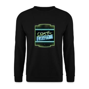 present present idea animal cat lover pet cat - Unisex Sweatshirt - black - Front - Alina (178cm) & Michal (187cm)