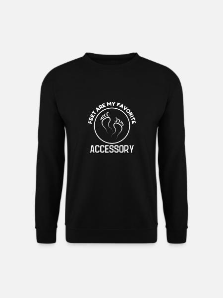 Füße sind mein liebstes Accessoire - Unisex Pullover - Schwarz