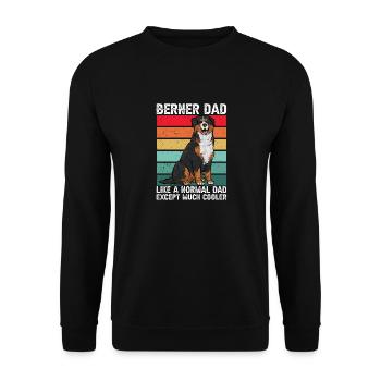 Bouvier bernois - Sweat-shirt Unisexe - noir - Devant - Alina (178cm) & Michal (187cm)