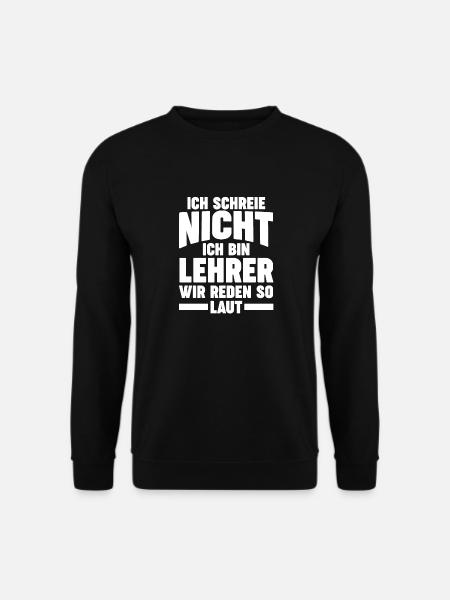 Schullehrer Lehrer - Unisex Pullover - Schwarz