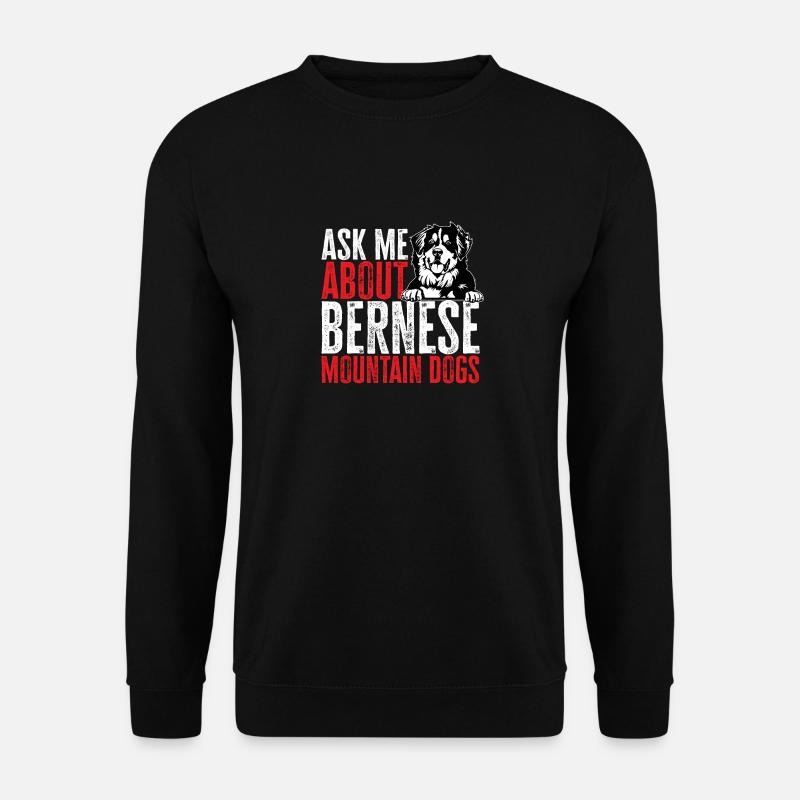 Bernese Mountain Dog - Unisex Sweatshirt - black