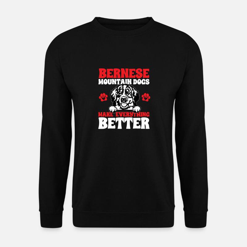 Bernese Mountain Dog - Unisex Sweatshirt - black