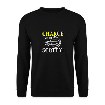 Véhicule électrique - Sweat-shirt Unisexe - noir - Devant - Alina (178cm) & Michal (187cm)
