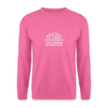 Santé mentale Dire sensibilisation Dépression - Sweat-shirt Unisexe - rose - Devant