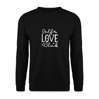 Mental Health Saying Awareness Depression - Unisex Sweatshirt - black - Front - Alina (178cm) & Michal (187cm)