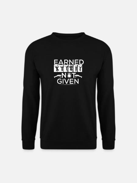 Trainer Gym Fitness - Unisex Pullover - Schwarz