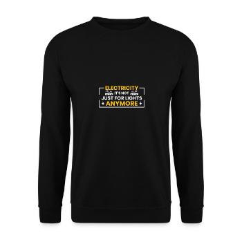 L’énergie des véhicules électriques n’est plus seulement pour - Sweat-shirt Unisexe - noir - Devant - Alina (178cm) & Michal (187cm)