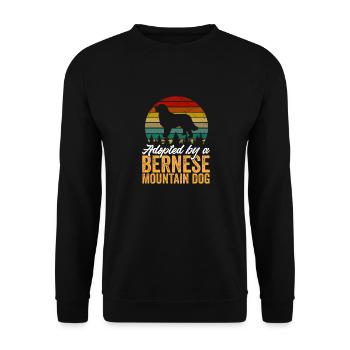 Bouvier bernois - Sweat-shirt Unisexe - noir - Devant - Alina (178cm) & Michal (187cm)