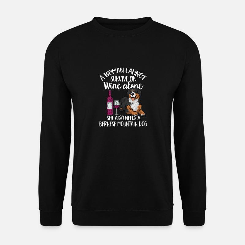 Bernese Mountain Dog - Unisex Sweatshirt - black