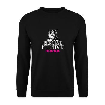 Berner Sennenhund - Unisex Pullover - Schwarz - Vorne - Alina (178cm) & Michal (187cm)