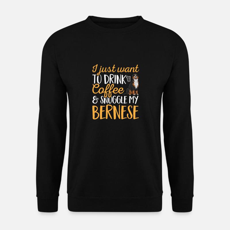 Bouvier bernois - Sweat-shirt Unisexe - noir