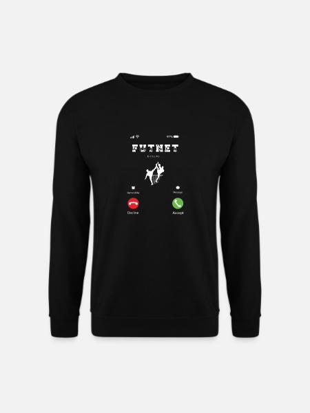 Futnet is calling - gifts for futnet lovers - Unisex Sweatshirt - black