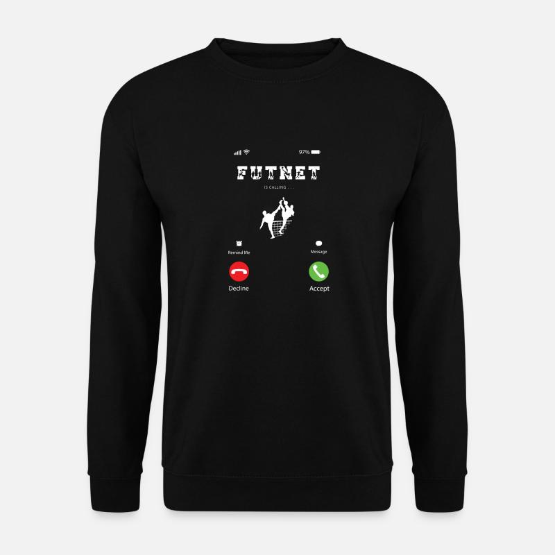 Futnet ruft - Geschenke für Futnet-Liebhaber - Unisex Pullover - Schwarz