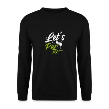 Let's Par Tee Golf Golfing - Sweat-shirt Unisexe - noir - Devant - Alina (178cm) & Michal (187cm)