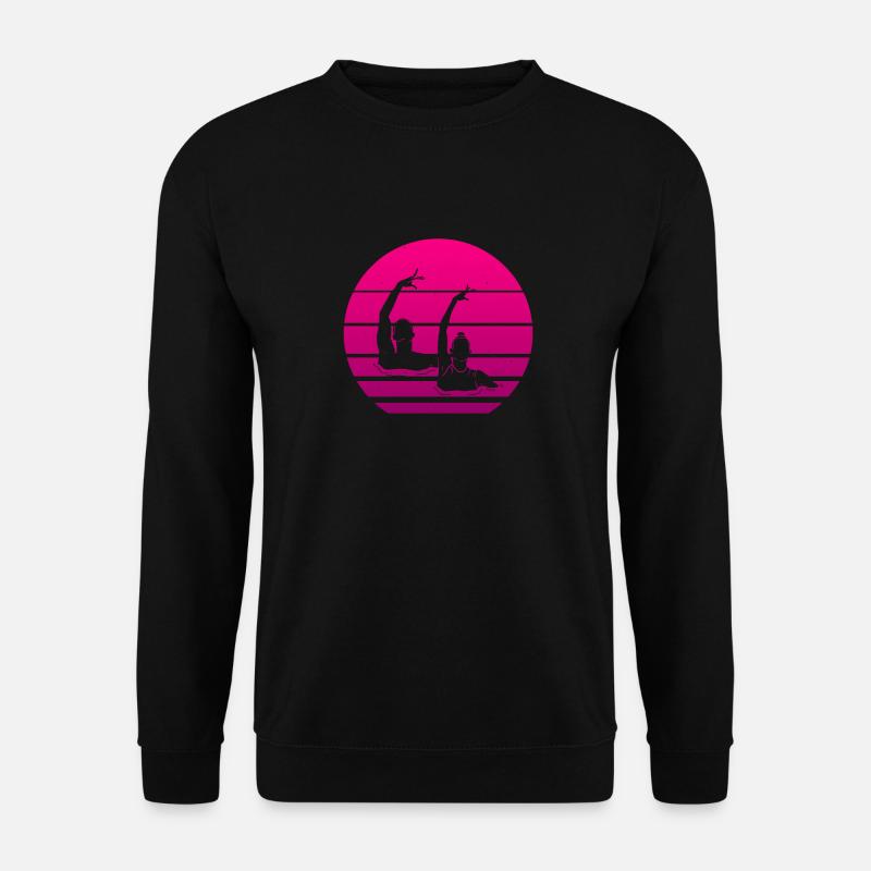 Synchronschwimmen Design für Synchronschwimmerin - Unisex Pullover - Schwarz