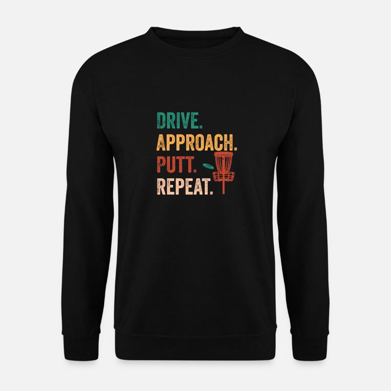 Discgolf Disc Golf Frisbee - Unisex Sweatshirt - black
