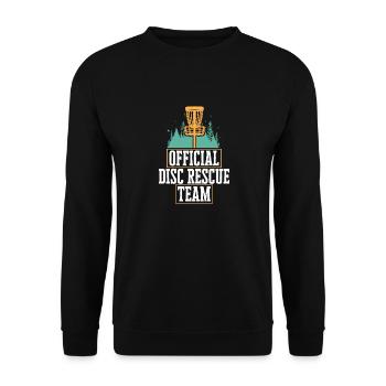 Discgolf Disc Golf Frisbee - Unisex Pullover - Schwarz - Vorne - Alina (178cm) & Michal (187cm)