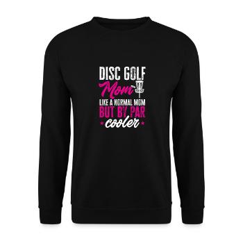 Discgolf Disc Golf Frisbee - Unisex Pullover - Schwarz - Vorne - Alina (178cm) & Michal (187cm)