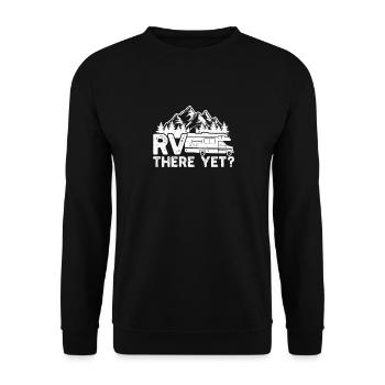 Camping-car il y a encore du camping amusant voyage en voiture - Sweat-shirt Unisexe - noir - Devant - Alina (178cm) & Michal (187cm)