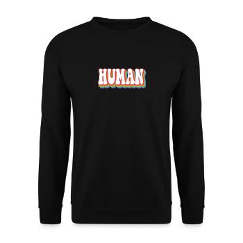 Soutenez Pride Rainbow LGBTQ+ - Humain - Sweat-shirt Unisexe - noir - Devant - Alina (178cm) & Michal (187cm)